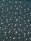 1 Yard Turquoise Silver Stars Organza Fabric For Costumes Crafts Décor Accessories 58/60″ Wide